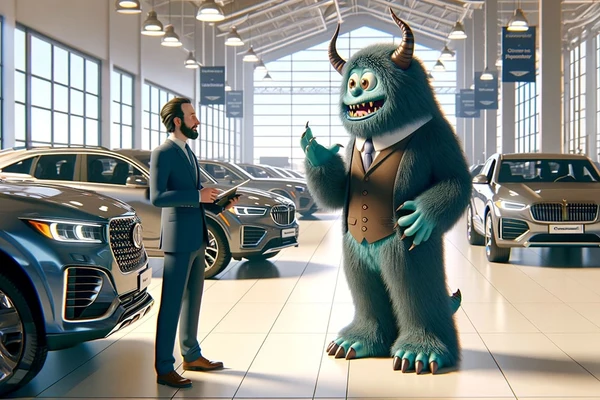 Test drive a new Car