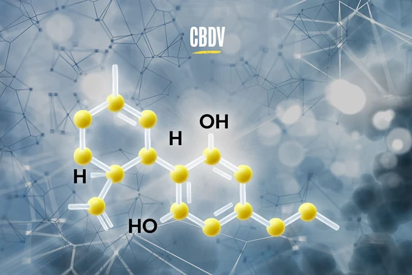 The chemical structure of CBDV