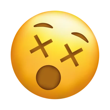 Crossed Eyes Emoji