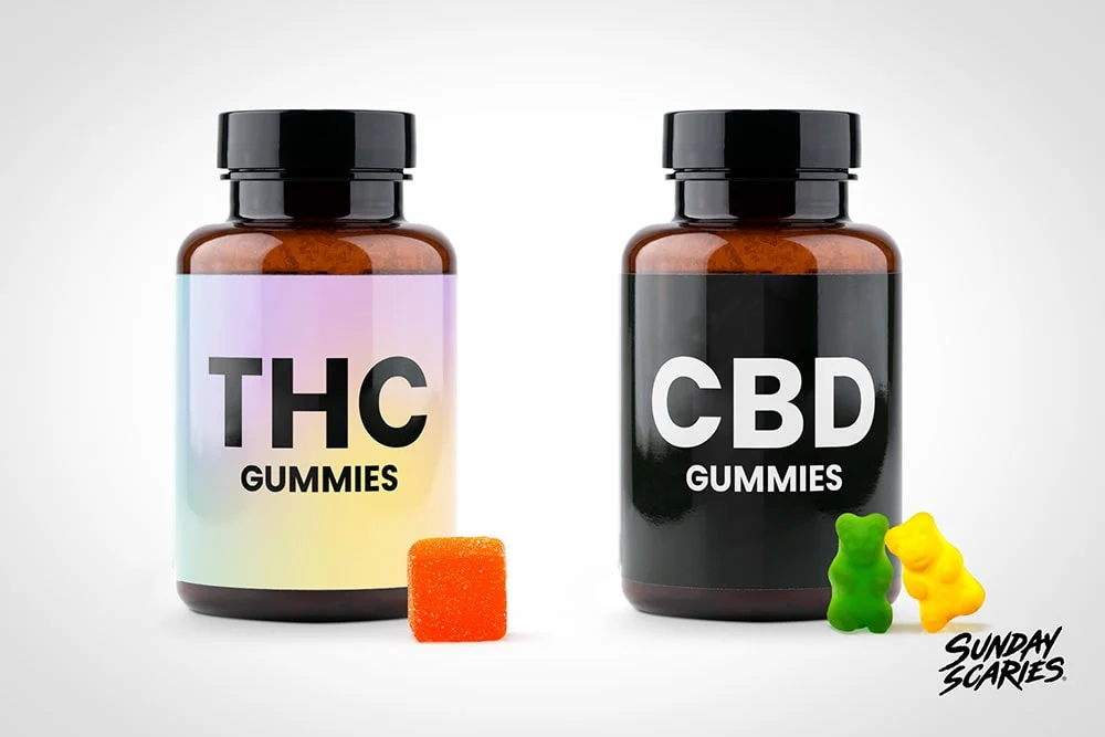 Difference between THC and CBD Gummies