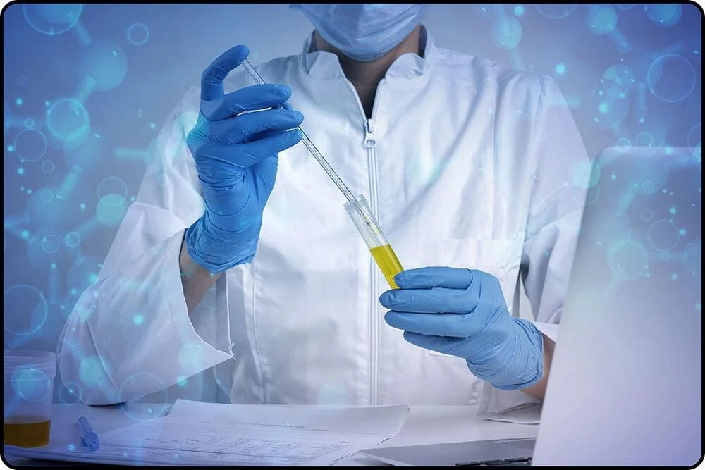 A scientist shows if THC gummies will test positive on a drug test